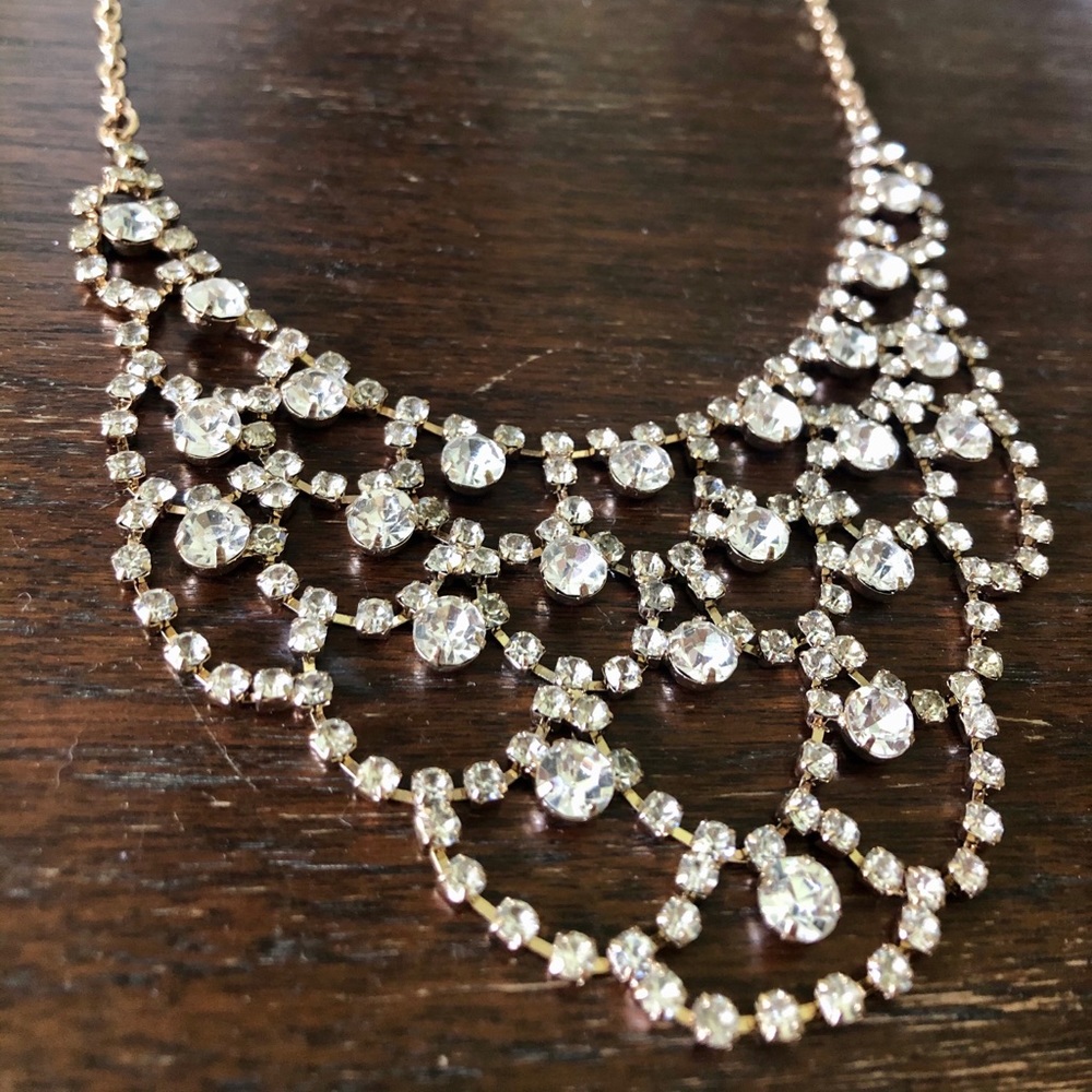 Forever 21 mock diamond necklace